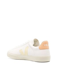 weiße Leder niedrige Sneakers von Veja