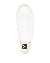 weiße Leder niedrige Sneakers von Veja