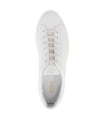 weiße Leder niedrige Sneakers von Koio