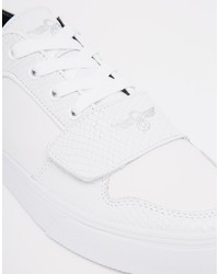 weiße Leder niedrige Sneakers von Creative Recreation