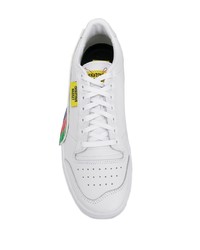 weiße Leder niedrige Sneakers von Puma