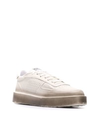 weiße Leder niedrige Sneakers von Misbhv