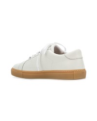 weiße Leder niedrige Sneakers von Eleventy