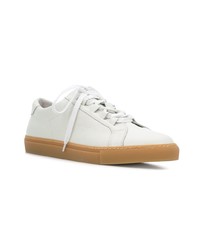 weiße Leder niedrige Sneakers von Eleventy