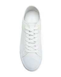 weiße Leder niedrige Sneakers von Neil Barrett