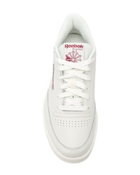 weiße Leder niedrige Sneakers von Reebok