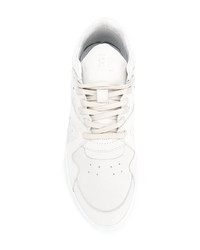 weiße Leder niedrige Sneakers von Filling Pieces