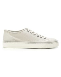 weiße Leder niedrige Sneakers von Lanvin