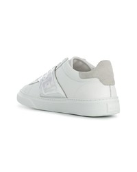 weiße Leder niedrige Sneakers von Hogan