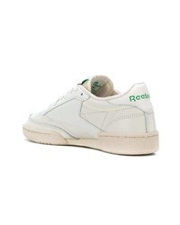 weiße Leder niedrige Sneakers von Reebok