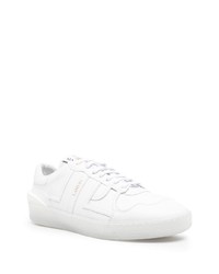 weiße Leder niedrige Sneakers von Lanvin