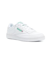 weiße Leder niedrige Sneakers von Reebok