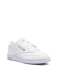 weiße Leder niedrige Sneakers von Reebok