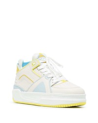 weiße Leder niedrige Sneakers von Just Don