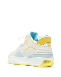 weiße Leder niedrige Sneakers von Just Don