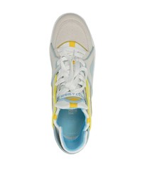 weiße Leder niedrige Sneakers von Just Don