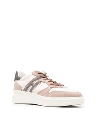 weiße Leder niedrige Sneakers von Hogan