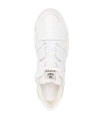 weiße Leder niedrige Sneakers von Isabel Marant