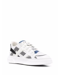 weiße Leder niedrige Sneakers von Hide&Jack