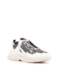 weiße Leder niedrige Sneakers von Amiri