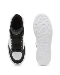 weiße Leder niedrige Sneakers von Alexander McQueen