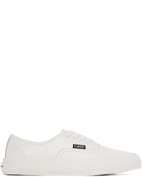 weiße Leder niedrige Sneakers von Comme des Garcons Homme