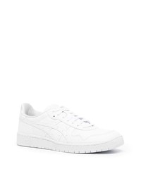 weiße Leder niedrige Sneakers von Comme Des Garcons SHIRT