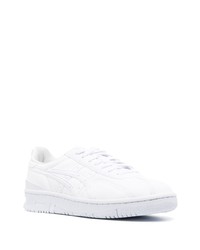 weiße Leder niedrige Sneakers von Comme Des Garcons SHIRT