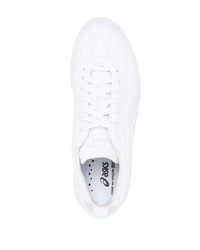 weiße Leder niedrige Sneakers von Comme Des Garcons SHIRT