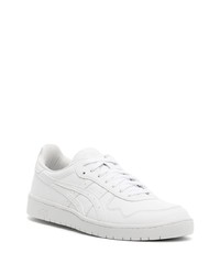 weiße Leder niedrige Sneakers von Comme Des Garcons SHIRT