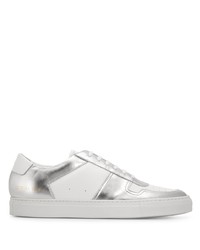 weiße Leder niedrige Sneakers von Common Projects