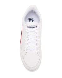 weiße Leder niedrige Sneakers von Le Coq Sportif