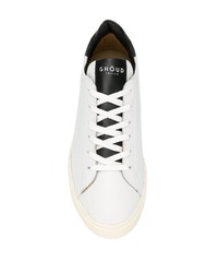 weiße Leder niedrige Sneakers von Ghoud