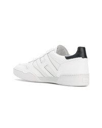 weiße Leder niedrige Sneakers von Hogan