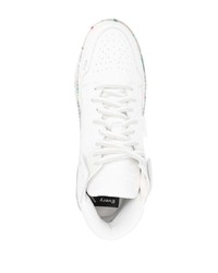 weiße Leder niedrige Sneakers von RBRSL RUBBER SOUL