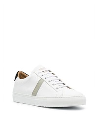 weiße Leder niedrige Sneakers von Low Brand