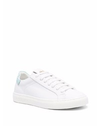 weiße Leder niedrige Sneakers von Hide&Jack