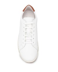weiße Leder niedrige Sneakers von Eleventy