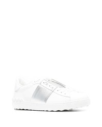 weiße Leder niedrige Sneakers von Valentino Garavani