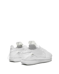 weiße Leder niedrige Sneakers von Nike