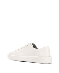 weiße Leder niedrige Sneakers von Camper