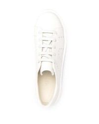 weiße Leder niedrige Sneakers von Camper