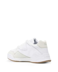 weiße Leder niedrige Sneakers von Lacoste