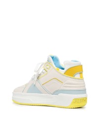 weiße Leder niedrige Sneakers von Just Don