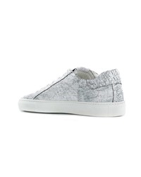 weiße Leder niedrige Sneakers von Hide&Jack