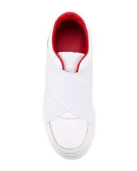 weiße Leder niedrige Sneakers von Proenza Schouler