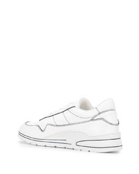 weiße Leder niedrige Sneakers von Common Projects