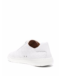 weiße Leder niedrige Sneakers von MCM