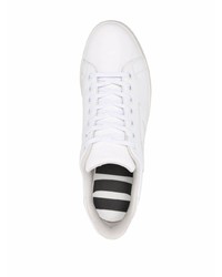 weiße Leder niedrige Sneakers von Diesel