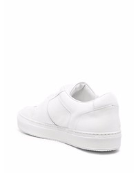 weiße Leder niedrige Sneakers von Common Projects